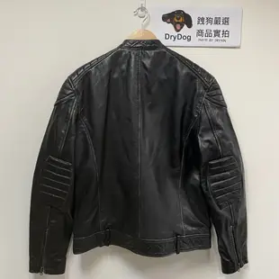 跩狗嚴選 極度乾燥 Superdry Moto Racer 經典 騎士 真皮皮衣 復古風格 外套 黑色 牛皮 車衣 重機