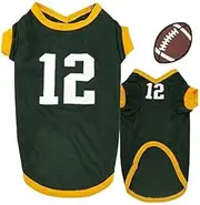 Casual Canine Aaron Rodgers Color & Number XSmall Dog Jersey Green Bay Packers Closeout!(XSmall)