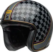 Bell Custom 500 RSD Wreakers Jet Helmet, black-grey-gold, Size XL for Men Black Grey Gold