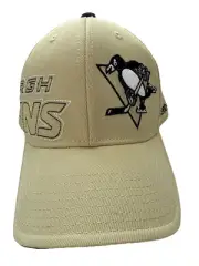 PITTSBURGH PENGUINS NHL Licensed Hat Cap Gold w/Logo Reebok L/XL NEW