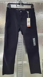 Original Dockers Mens Alpha Khaki Pants - Slim Tapered -29x30 - Black - NWT