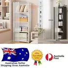5 Layers Dustproof Wardrobe Bedroom Open Simple Assembly Storage High Capacity