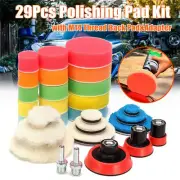 29pcs Small Area Drill Polishing Pad Kit for Car Wheels Buffing Pad Tool Kit