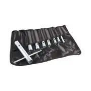Duratool 8 Pieces Greater Leverage T-Bar Drop Forged Steel Box Spanner Tool Set
