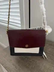 NWT Tory Burch Robinson Colorblock Double-Strap Convertible Shoulder Bag