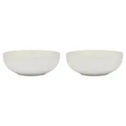2PK Ecology Element Stoneware Serving Bowl Tableware 27cm - Blanc