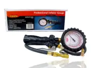 Professional Inflator Tire Pressure Gauge AL2025 w/ Quick Connect by Legacy, New