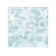 Beachy Starfish Face Towel | Coastal Home Decor, Bathroom Essential, Gift for