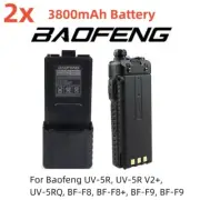 2x BaoFeng BL-5 3800mAh Battery For BaoFeng UV-5R UV-S9 PLUS Radio