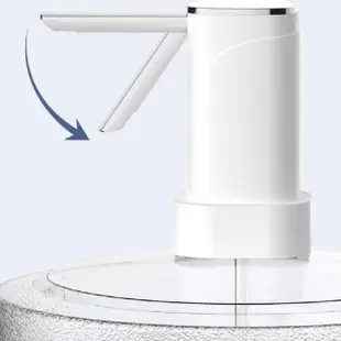 【CGW】抽水器 桶裝水液顯款折疊電動取水器(2合1桌桶兩用 液晶顯示取水器)