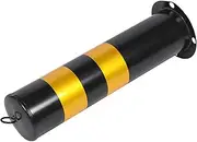 Warning Post Barricades Removable Reflective Tape Barricade Cones Street Cones to Block Off Traffic Driveway Security Post Road High Iron Column Stainless Steel