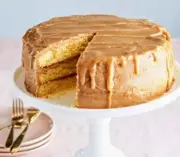 CARAMEL BANANA FOSTER 3 LAYER CAKE
