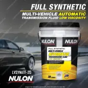 Nulon Full SYN Multi-Vehicle Automatic Transmission Fluid Low Viscosity 20L