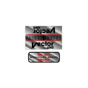 Vector - Chrome Bob Haro bar decals - old school bmx
