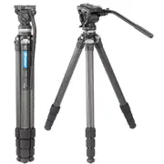 Leofoto Ranger Video Tripod Kit LS-324CEX+BV-10 Fluid Head