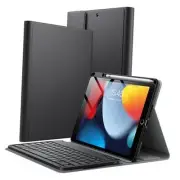 Keyboard Case for iPad 10.2-Inch (2021/2020/2019 Model, 9th/8th/7th Black