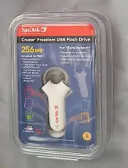 NEW San Disk Cruzer Freedom USB Flash Drive 256MB (Windows 2000/XP only)