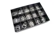 Bihr Aluminium Washers Set 400 pieces