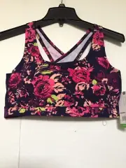 GAIAM Medium Support Racer Back Sport Bras Misses Size L. NWT