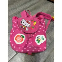 在飛比找蝦皮購物優惠-「二手兒童背包」Hello Kitty桃紅色兒童小背包（束口