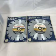 LOT x2 Oldham 8” Novelty Combination Saw Blade Universal Arbor 800-C-NC