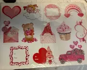 180 Pieces Valentine’s Day gift stickers decorative present labels name gift tag