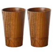 Wooden Cup For Tea Water Sake Coffee Drinks Cup 7.5x11cm/2.95x4.33in