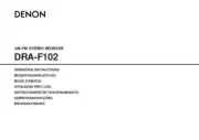 Denon DRA-F102 Receiver Amplifier Owners Manual