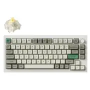 Keychron Q1M-P4 Q1 Max 75% Custom Mechanical Keyboard - Shell White Gateron [Q1M-P4]