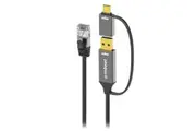 mbeat Tough Link 3m USB USB-C to RJ45 Ethernet Cable - Space Grey