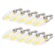 10Pcs E12 1.5W AC230V Long Filament Mini LED Light Bulbs For Home Car Landsca US
