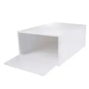 6 Pcs Under Bed Shoe Storage Cube Storage Bins Stackable Shoe Racks