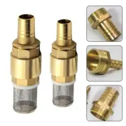 Non-Return Valve Bottom Valve Copper Water Pump Inlet Pipe Filter 19 25 Mm