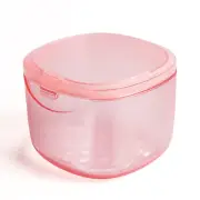 2022 Upgraded Denture Bath Box Cup, Retainer Cleaning Box, Complete Clean Care f