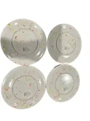 Plate Set Case Pack of 4 Brand New - From Target L 23.5cm/W 12.5cm/H25.2cm