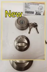 Kwikset 660 15 SMT RCAL Single Cyl Deadbolt SmartKey Satin Nickel 90130-150 New