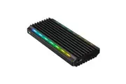 Simplecom NVMe SATA M.2 SSD USB-C Enclosure with RGB Light USB 3.2 Gen 2 (SE525)