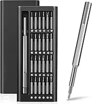 24 in 1 Precision Screwdriver Set, CTFIVING S2 Steel Magnetic Driver Mini Repair Tool Kit with Alloy Storage Case for Electronics, Cell phone, PC, Camera, Eyeglasses, Watch and Household DIY Work