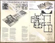 The Roman baths at Bath 1/150th Scale Paper Model Kit by Paper Trade DIN A3