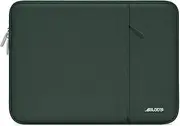 [MOSISO] Laptop Case 14 inch, 14 inch Laptop Sleeve Compatible with HP Lenovo Dell ASUS Acer, HP Stream, Dell Latitude, Lenovo IdeaPad, Polyester Vertical Computer Sleeve Bag with Pocket, Midnight Green