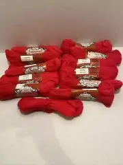 Lot of 11 STRAWBERRY Vintage NOS Scovill Dritz 100% Virgin Wool Needlepoint Yarn