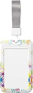 [OCELIO] Kids Hand Print Id Card Protective Shell (Vertical Style) (Multiple Sides) Id Card Chest Plate Protective Shell