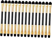 Housoutil Travel Makeup Brush Set 15pcs Double-sided Eyeshadow Applicators Eye Shadow Brush for Makeup Artists on The Go