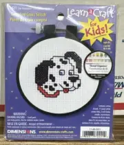 Dimensions Learn A Craft Cute Dalmatian Counted Cross Stitch # 72421