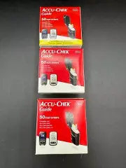 150 Accu-Chek Guide Blood Glucose Test Strips - 3x50ct - 04-30-2025