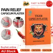 Tiger Heat Balm Pain Relief Patch Capsicum Plaster Hot Chilli RELIEVING Patches