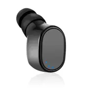 Single Mini Bluetooth Earbud Invisible Wireless Earpiece Sport Headphone With Mic Usb Charging Black Earbuds