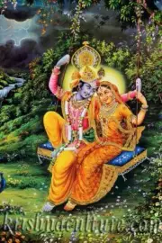 KrishnaCulture Jhulan CV97SA canvas art 12x18"