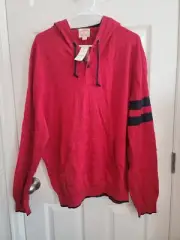 Mens Vintage Brooks Brothers Hoodie Long Sleeve Kangaroo Pocket SZ 2XL MSRP 148