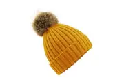 Beechfield Unisex Cuffed Design Winter Hat (Mustard Yellow) (One Size)